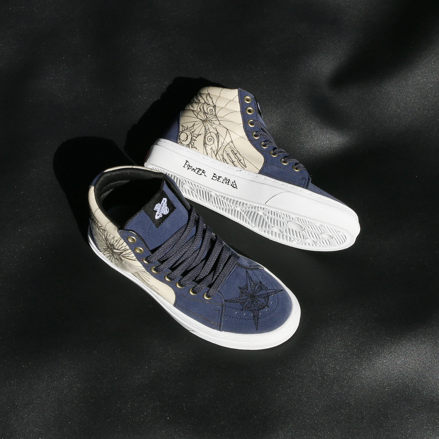 รองเท้าผ้าใบหุ้มข้อสูงสีน้ำเงิ - Men'S Shoes Navy Blue บทวิจารณ์และราคา