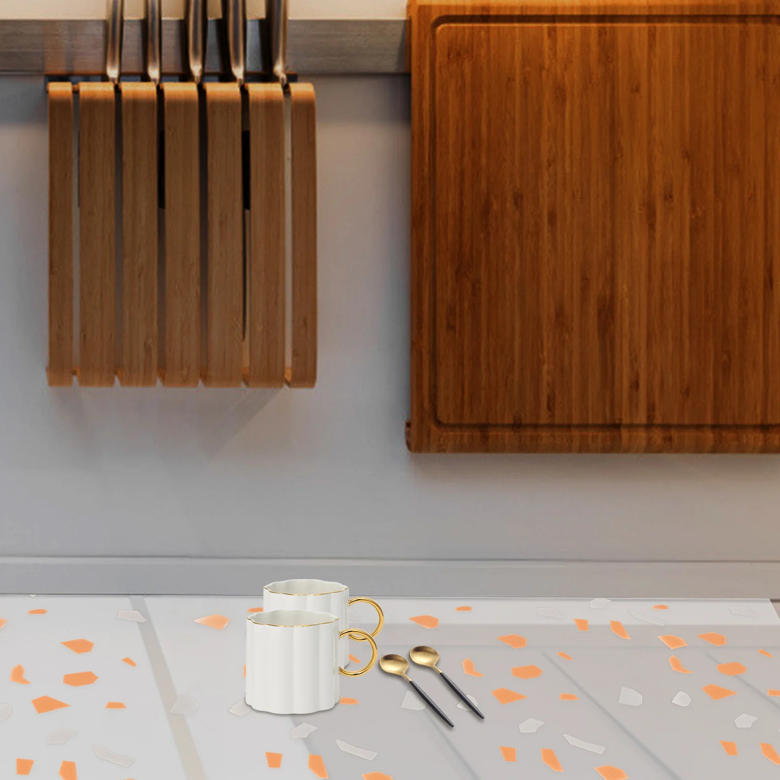 

Waterproof Oil Resistant Kitchen Drawer Liner Cabinet Shelf Mat Tear Resistant Easy Clean Multifunctional Mat For Fridge