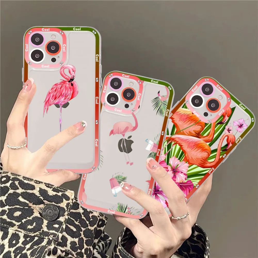 

Fashion Flamingo Phone Case For Redmi 7 8 9 A For Redmi Note 5 7 8 9 10 11 Pro Max 4G 5G Funfas