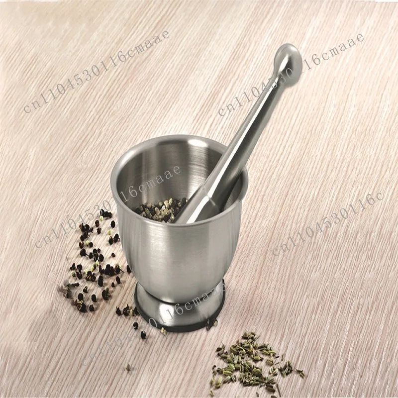 2026 Hot-selling stainless steel food grinder, garlic masher, medicine jar, kitchen gadget set