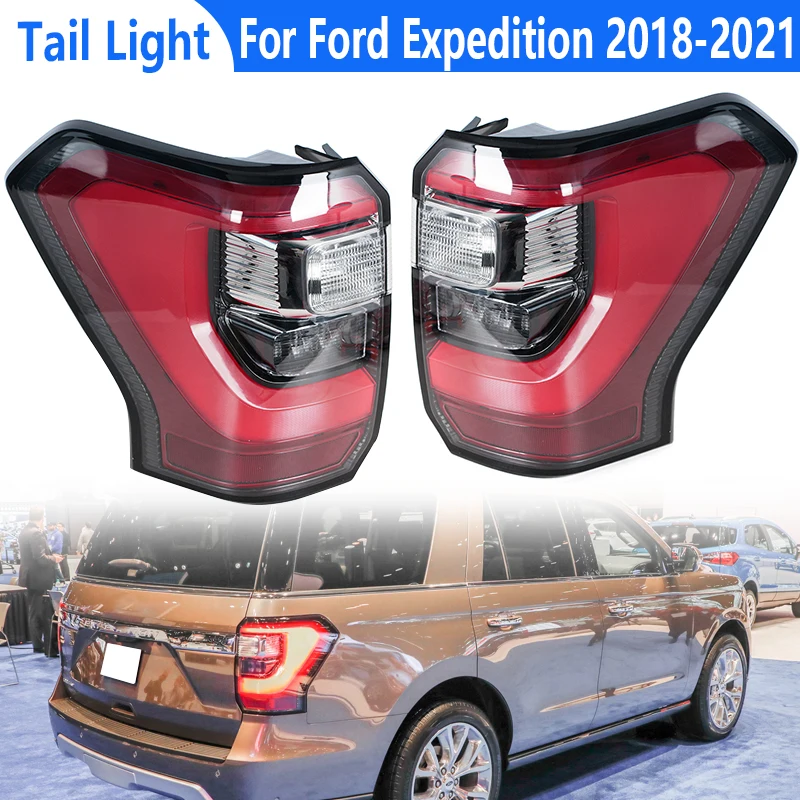 

For Ford Expedition 2018 2019 2020 2021 Car LED Tail Lights Rear Signal Lamp Warning Brake Light Running Light JL1Z-13404-H
