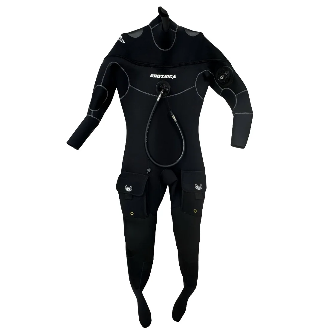 DRYSUITS DESERT Waterproof Neoprene Drysuit 7mm Semidry Suit With Pockets