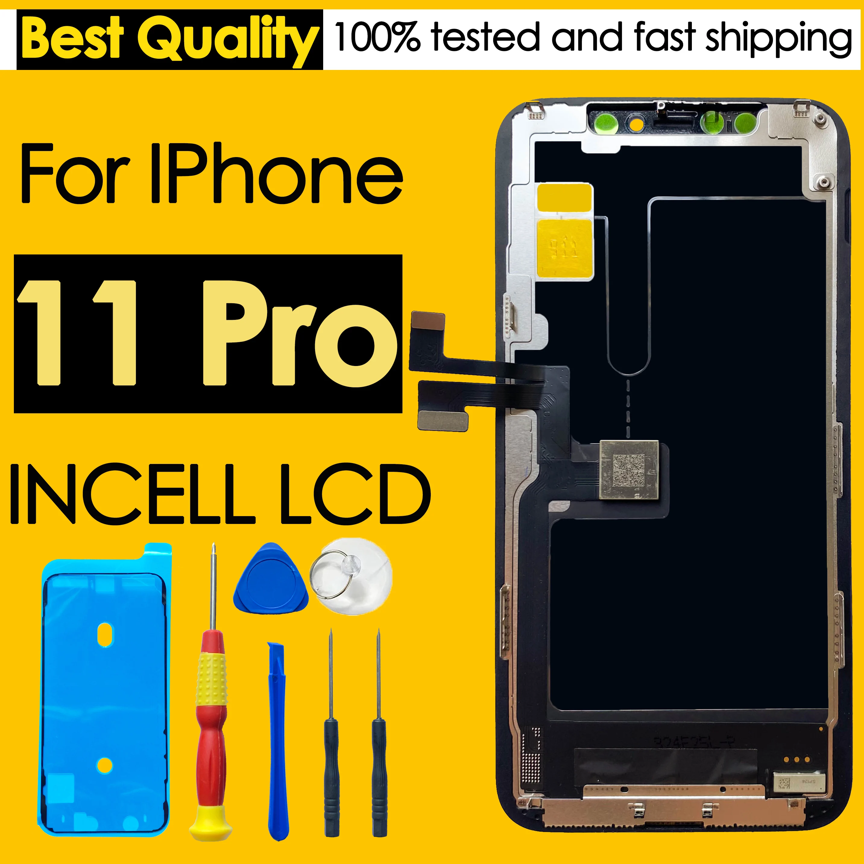 High quality AAA incell LCD For iPhone 11 Pro Display Touch 11Pro Screen Replacement Digitizer Assembly Repair Wholesale Kit 37 sold29,212.6932,675.36Save 3,462.67-10%1000 over 19,130.77ICreate LCD Ce