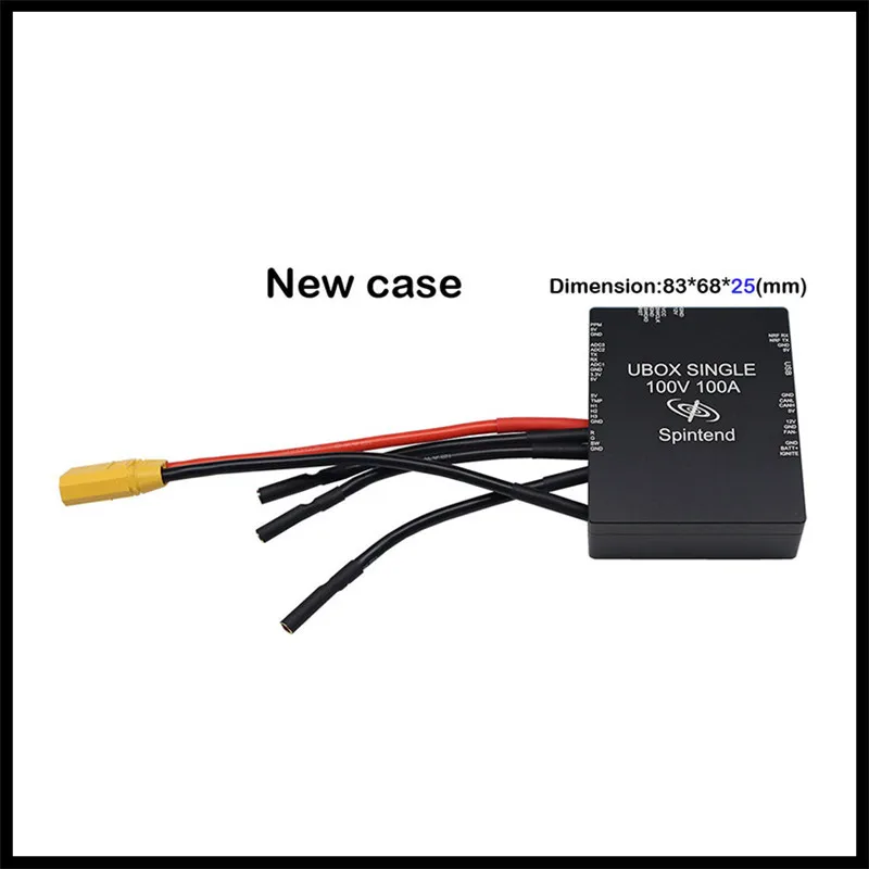 Spintend 100V 100A Single Ubox Motor Controller Based on VESC 100V 250A for Escooter Ebike Onewheel Skateboard