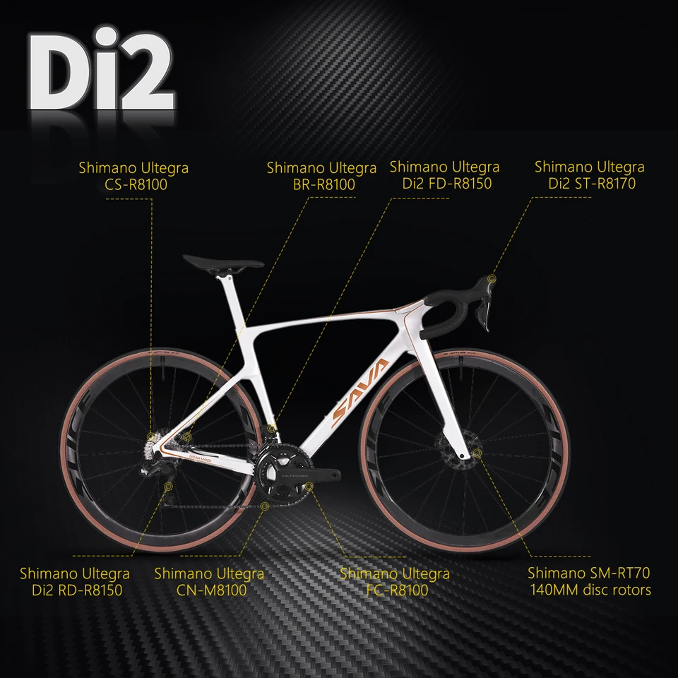 SAVA Dream Maker Full Carbon Road Bike Electronic Shift SHIMAN0