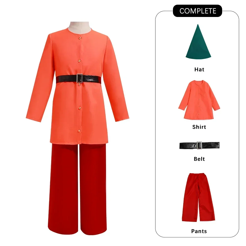 Film Anime Biancaneve e sette nani Costume Sette nani Cosplay Kostume Carnevale Cos Festa di carnevale