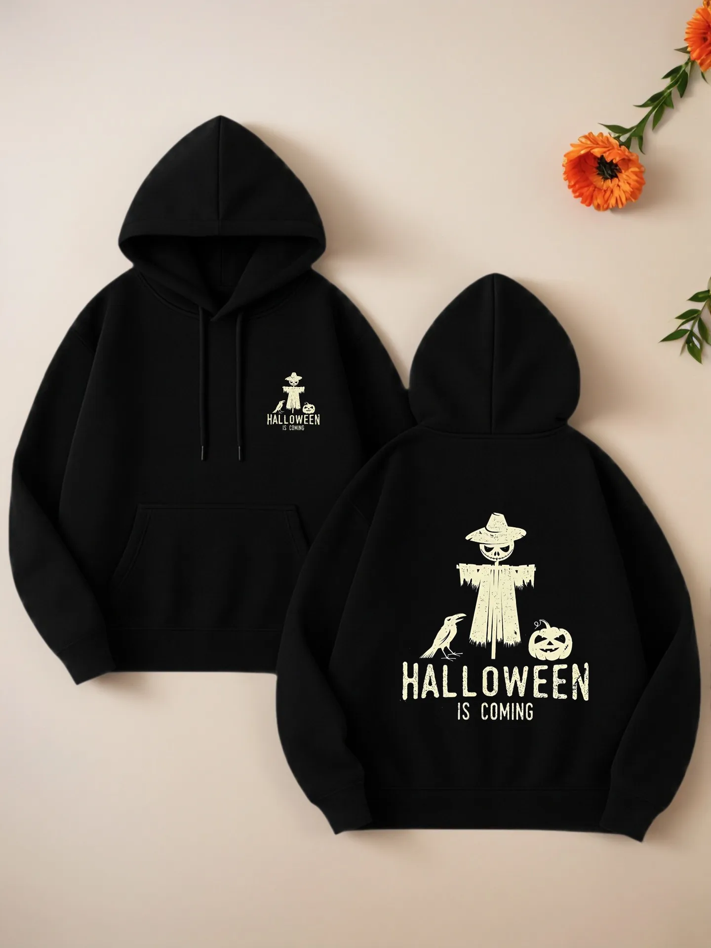 

Женская толстовка с графическим рисунком, милый принт, повседневная эстетика, на флисовой подкладке, осенние женские наряды, для подростков