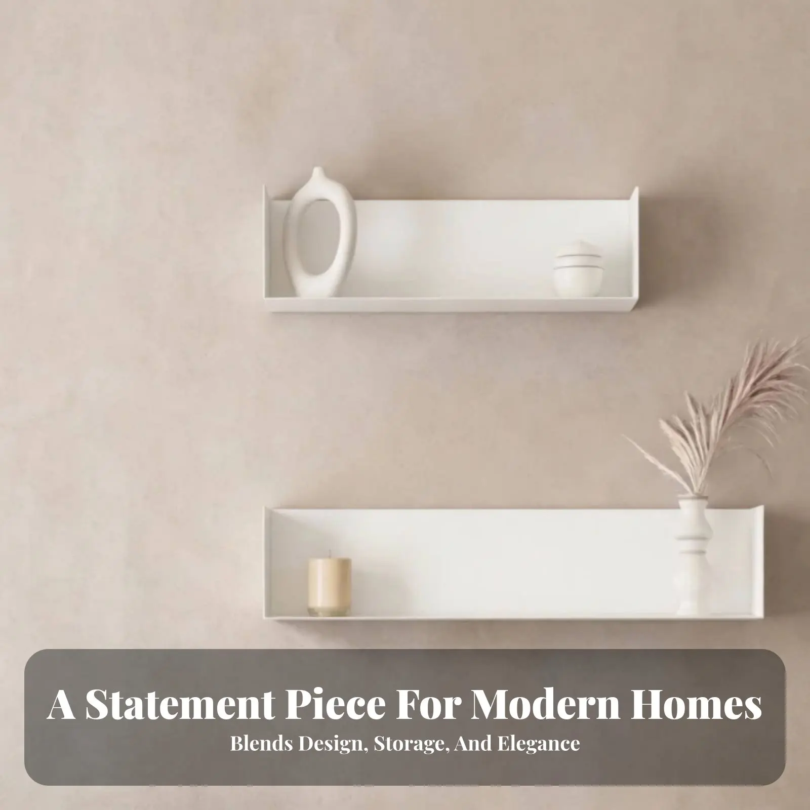 

Hexagonal Floating Shelf Nordic aesthetic Display Rack Minimalist Space-Saving for Home Decorators, Bedroom
