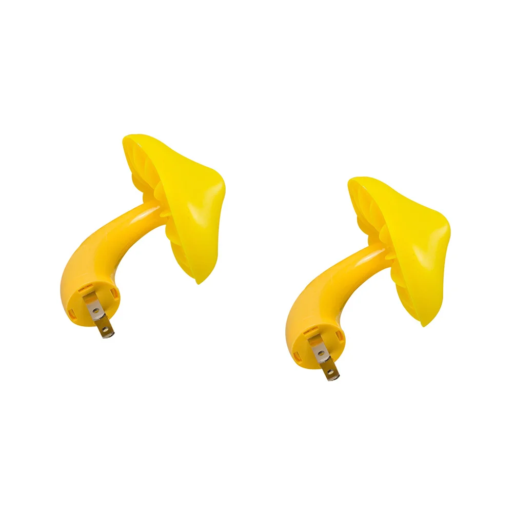 

2Pcs LED Mushroom Night Light Plug in Light Controlled Decorative Lamp for Bedroom Hallway Room Energy Saving