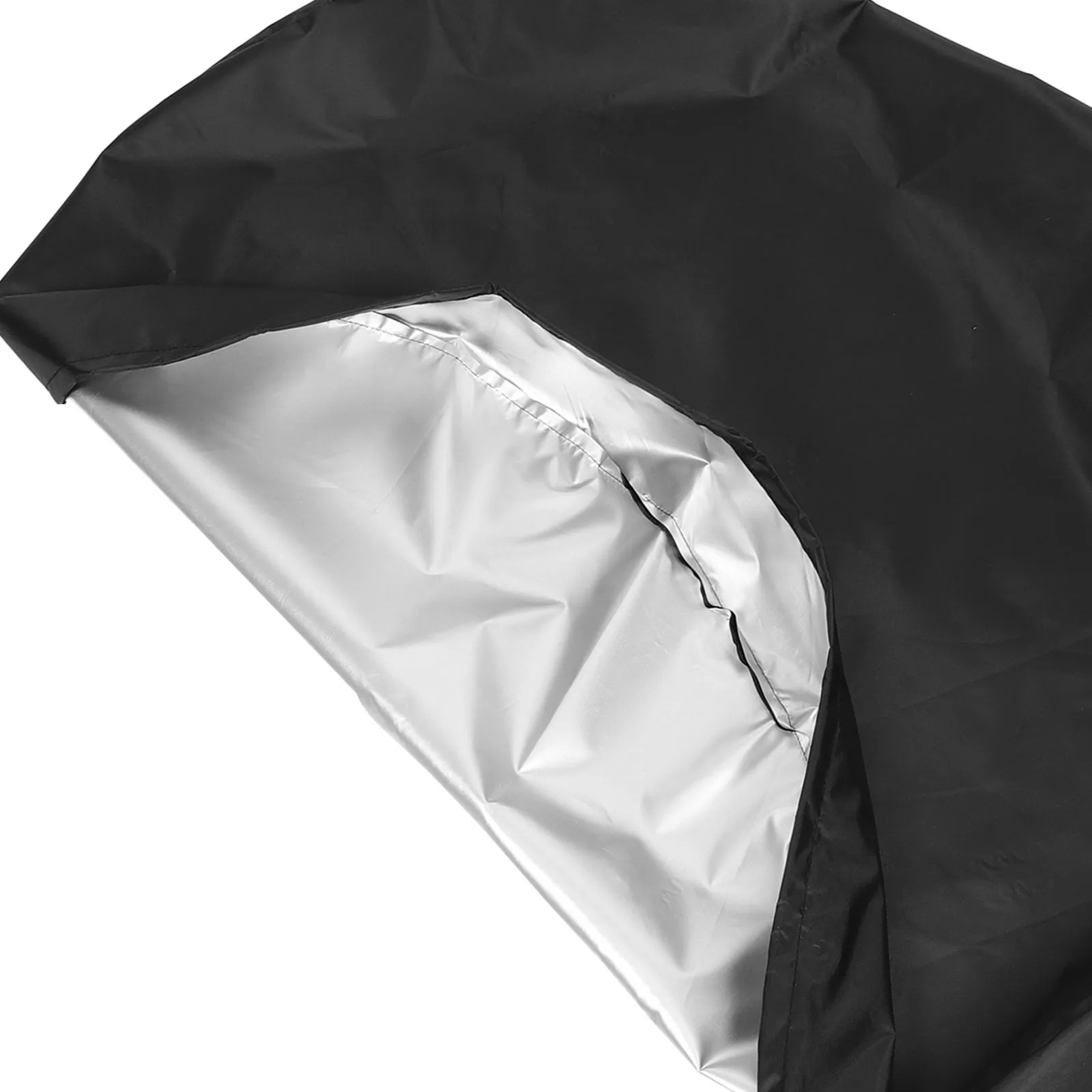 

Grill Cover 420D Oxford Black 100cm Diameter Heavy Duty BBQ Protective Water Resistant Outdoor Gas Stove Hood Large Size Easy