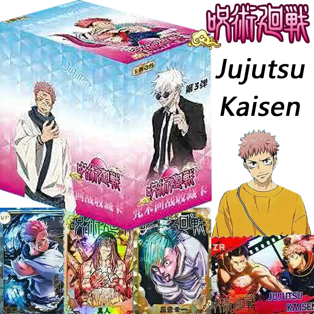 Jujutsu Kaisen Collection Card Fantasy Adventure Anime Satoru Gojo Ryomen Sukuna Brilliant Exquisite Cat Eye Card Children Gift