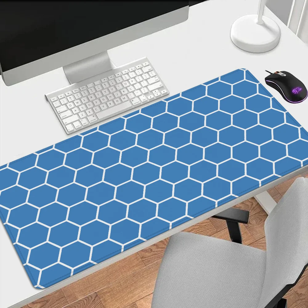 Desk Accessories Honeycomb Pc Cabinet Keyboard Non-slip Pad Mouse Carpet Computer Table Mousepad Gamer Mat Gaming Xxl Large Mice