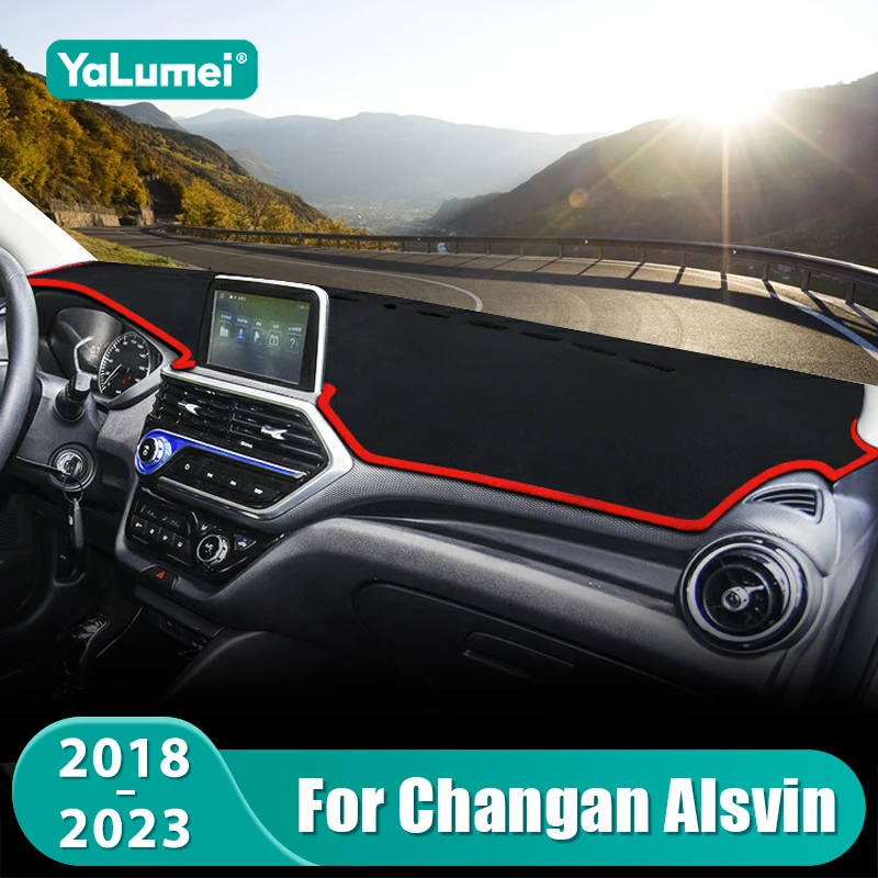 For Changan Alsvin 2018 2019 2020 2021 2022 2023 Car Dashboard Mat Sun Shade Instrument Desk Non-slip Cover Accessories ﻿