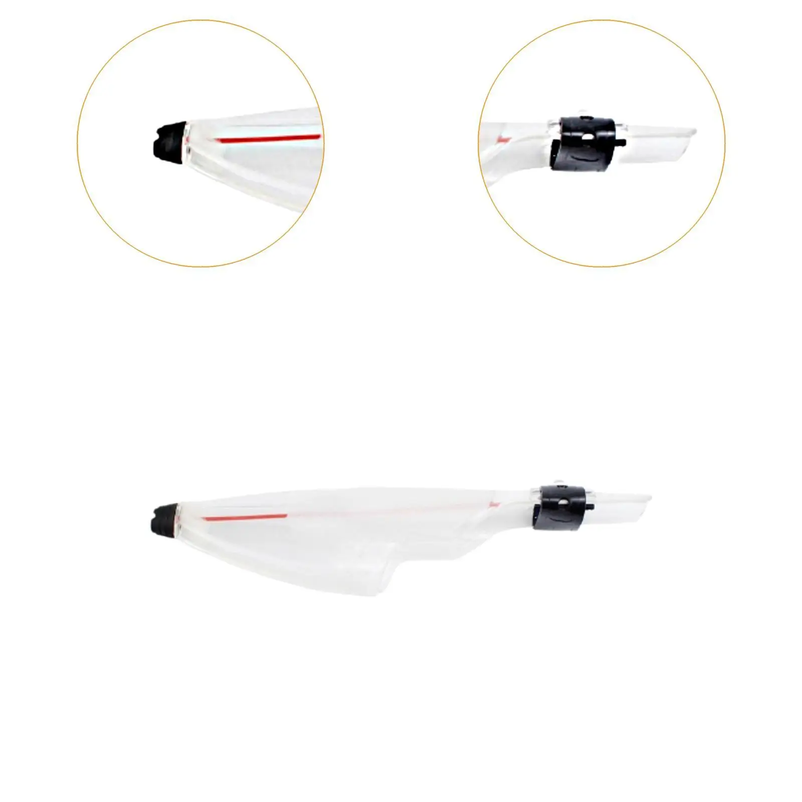 Protection de pointe de canne à pêche, 2 pièces, accessoires de pêche solides, facile à utiliser, boucle à fixation rapide, couvre-tête de canne rétractable Portable