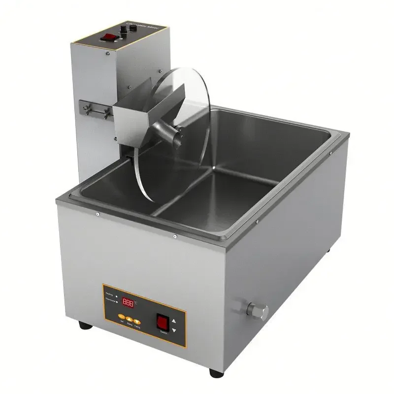 New 2025 Table Top Mode 18L Capacity Chocolate Melters Chocolate Tempering Machine with Wheel Stirring Machine