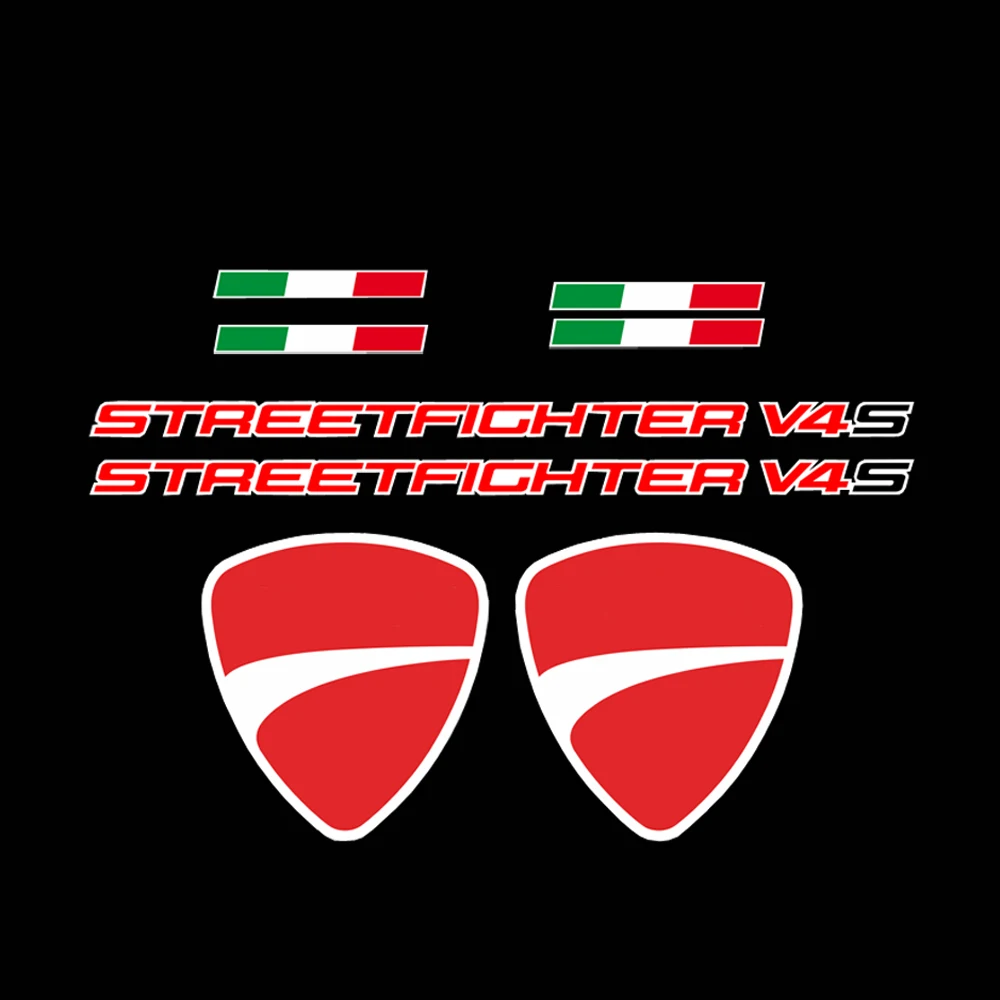 Fairing Bodywork Side Cover Sticker Rear tail Fender Sticker Decal For DUCATI V4S V4 V 4S Street Fighter