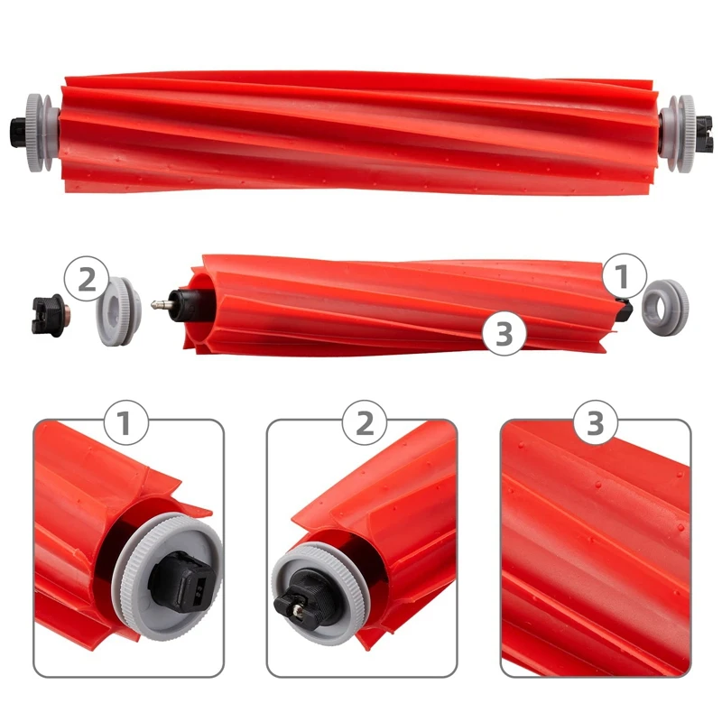 For Xiaomi Roborock S7 T7S T7S Plus Vacuum Cleaner Spare Parts Main Brush Side Brush Hepa Filter Mop Cloth