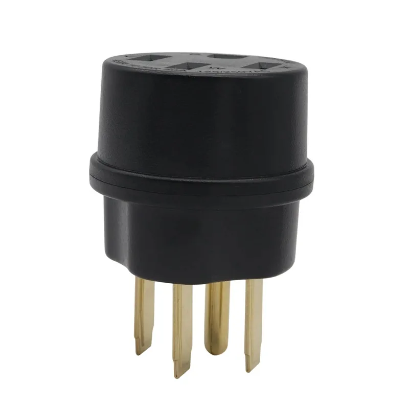 

50A RV power conversion plug NEMA14-50R four-hole in-line socket