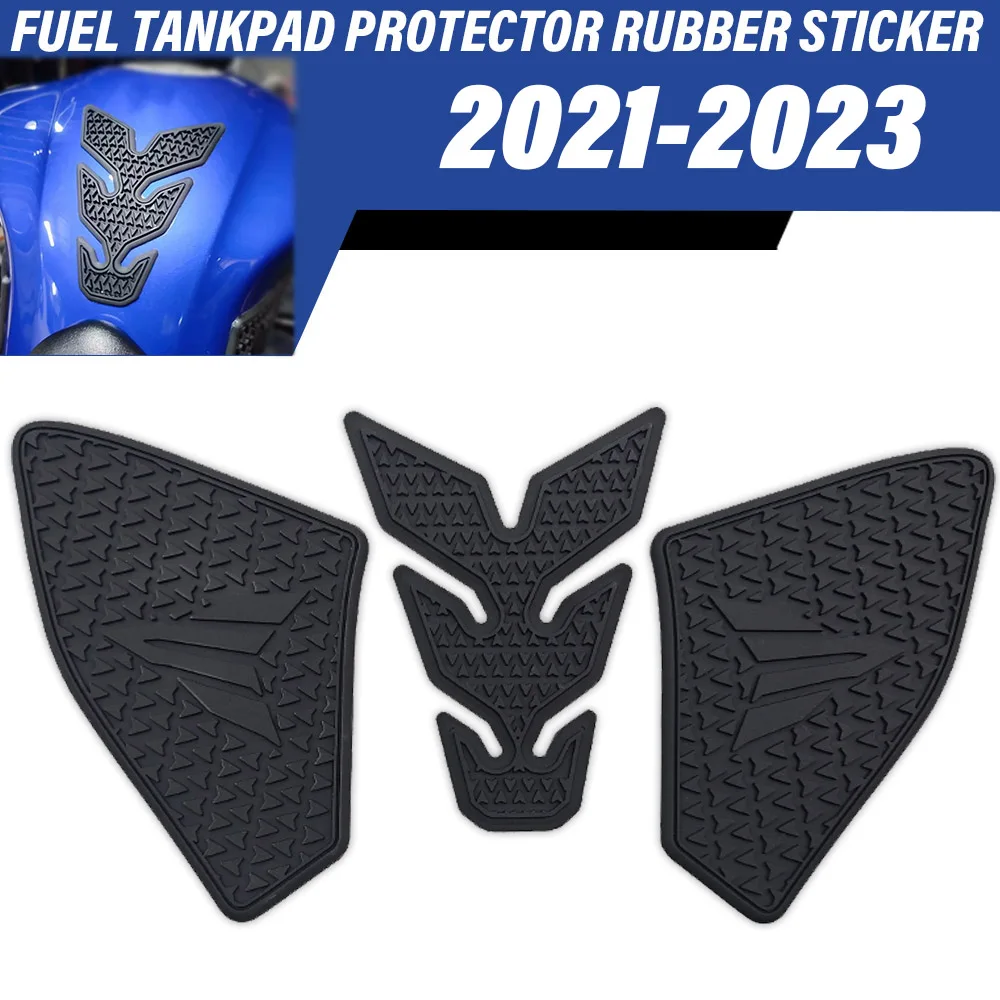 Fits For MT-09 MT09 SP mt 09 2021 2022 2023 Motorcycle Accesorios Rubber Side Fuel Stickers Anti Slip Fuel Tank Pad