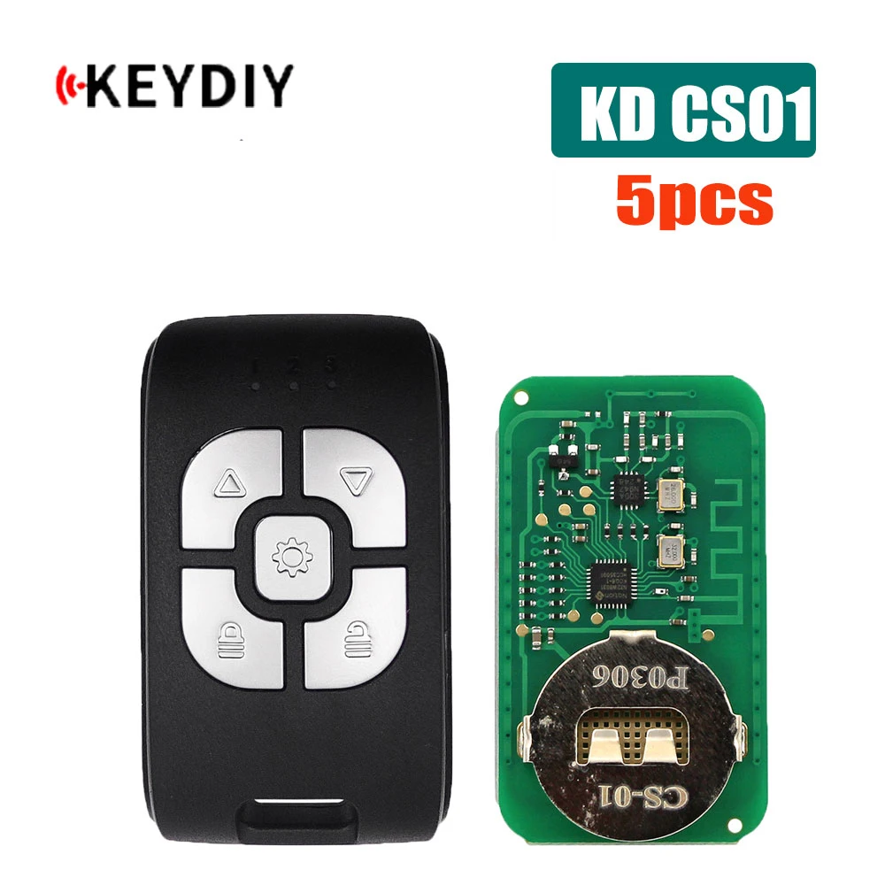 

5 шт./лот KEYDIY KD CS01 Cloud Key «Все в одном» с дистанционным управлением «Лицо к лицу» Копия удаленного с поддержкой подвижного кода и фиксированного кода 225-915 МГц