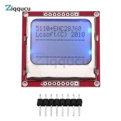 LCD Display Module White Blue Backlight 84*48 84x48 For Arduino Nokia 5110 LCD Module