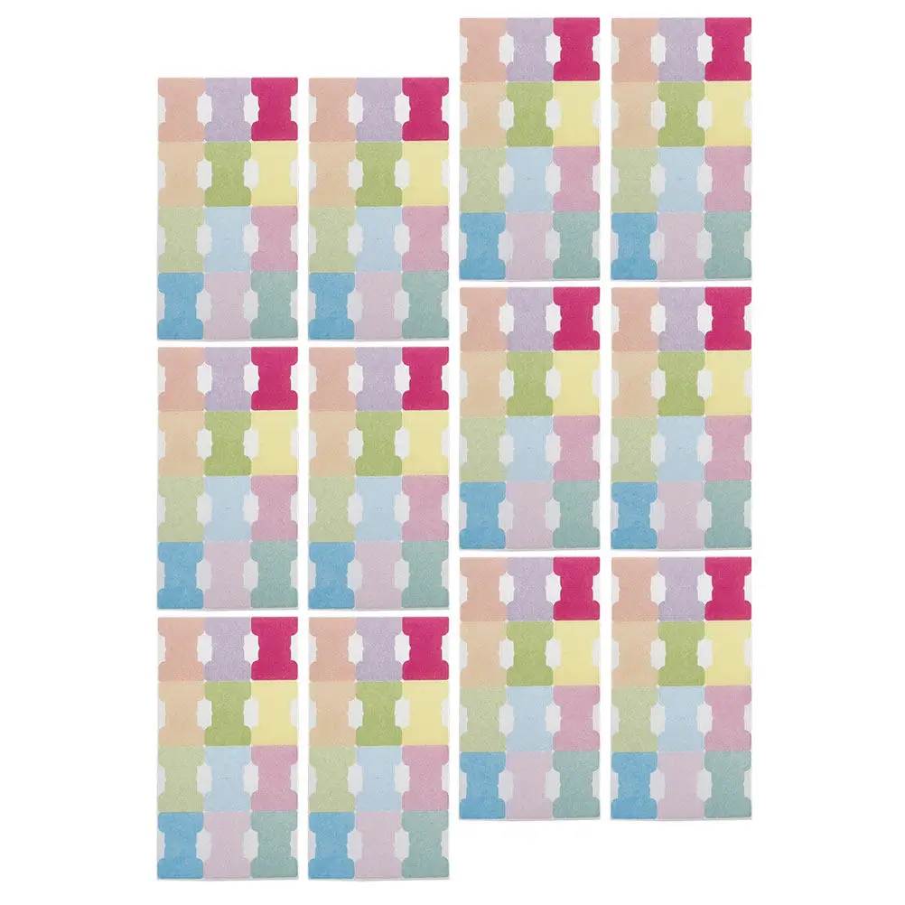 Sticky Index Tabs 12 Sheets Book Page Markers Aesthetic Annotation Supplies Multi-Function Sticky Flags for Books
