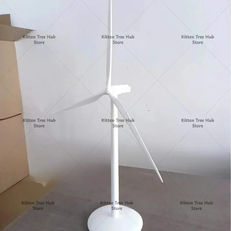 Electric Fan Model Wind Turbine Gift Model Desk Home Decoration Ornament Crafts