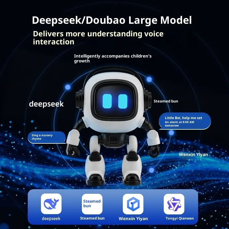 Xiaobei Classmate DeepSeek Big Model Bean Bun AI Intelligent Dialogue AI Children's Birthday Toys Accompanying Robot