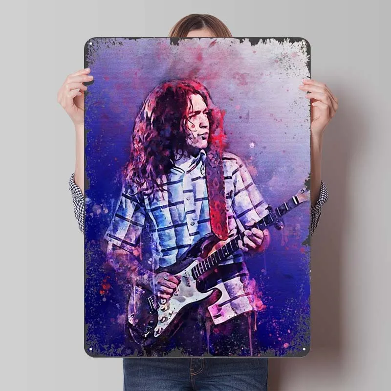 William Rory Gallagher Rapper Tinplate Sign Music Poster Bar Decoration Room Metal Signs for Wall Art Decoration Wand Deko Retro