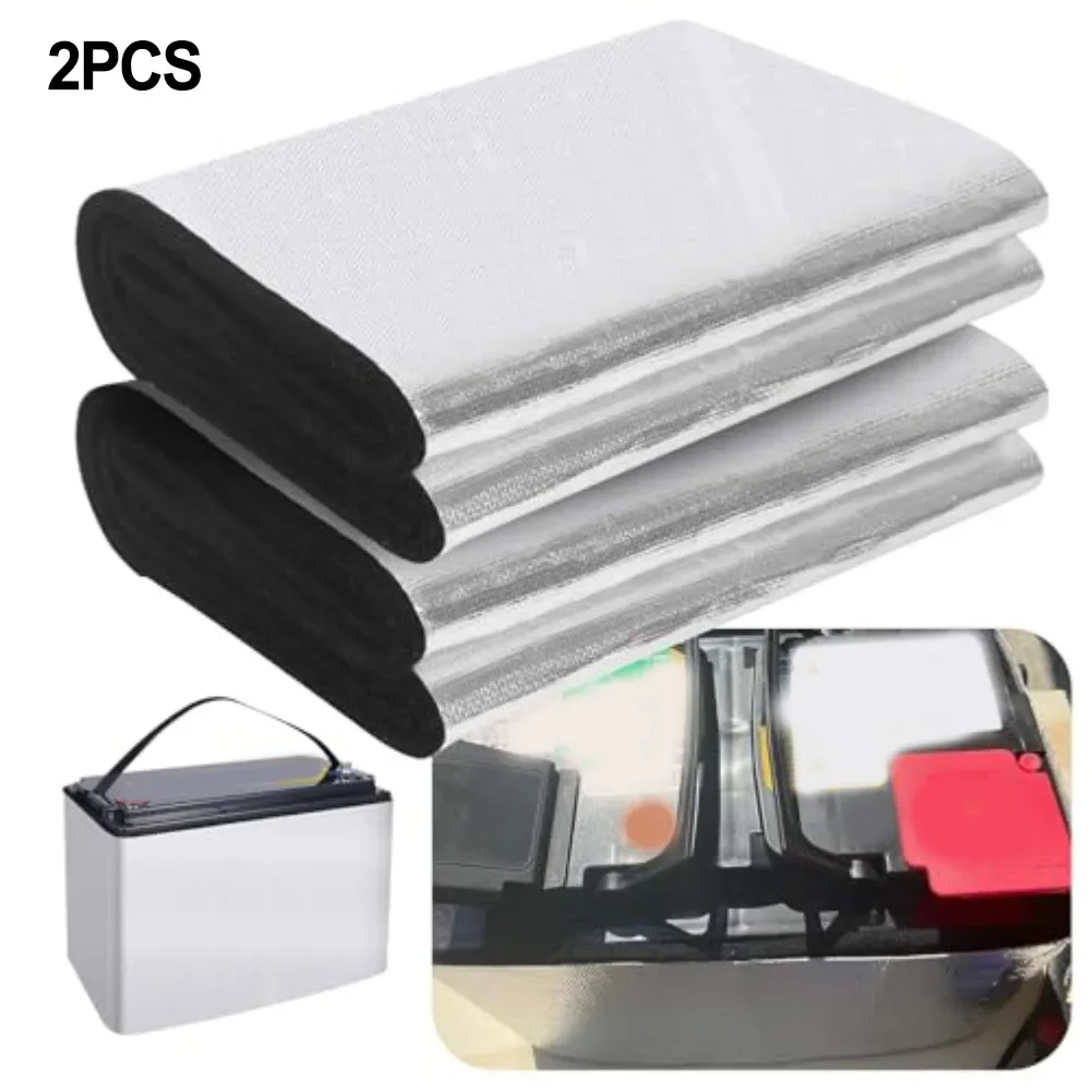 Winter Car Battery Insulation Cover Aluminum Foil Flexible Shield For RV Trailer Boat Marine Cold Weather ATV Motorcycle