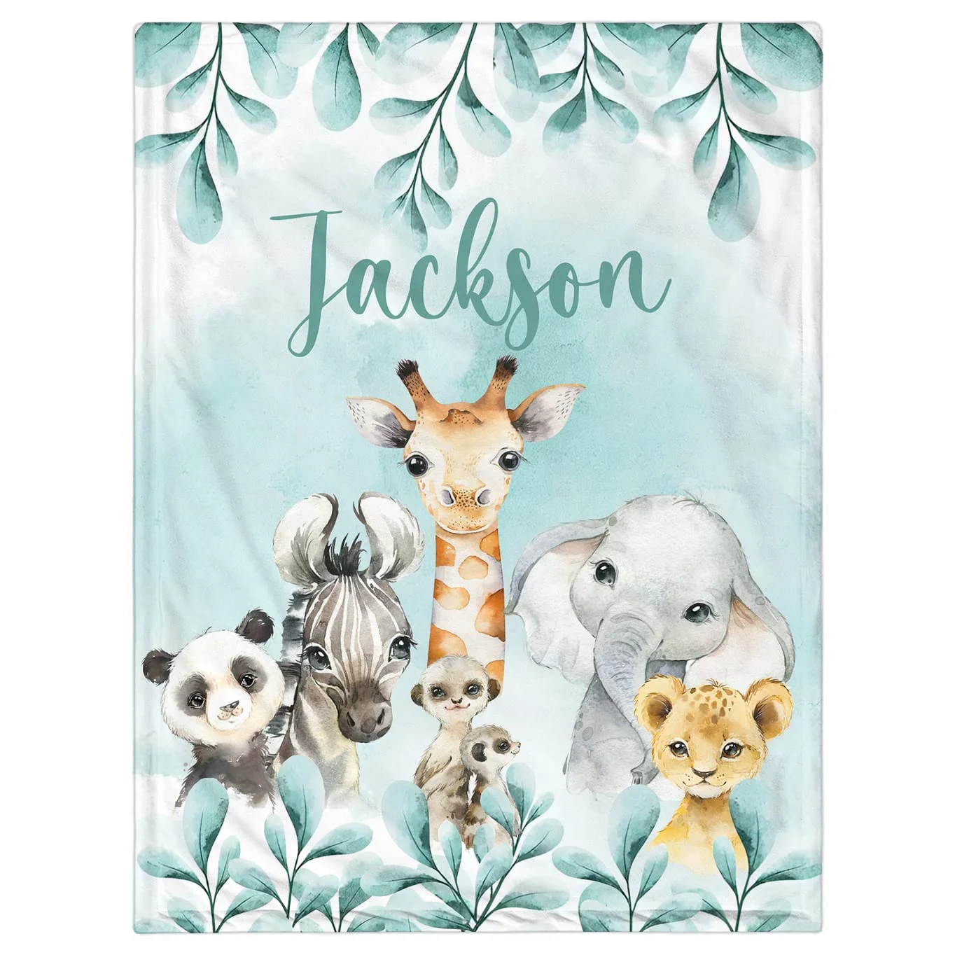 VIKAMA Flanelldecke für Jungen, weiche, bequeme Babydecke mit Tiermuster, klimatisierte Decke, Geburtstagsgeschenk für Kinder