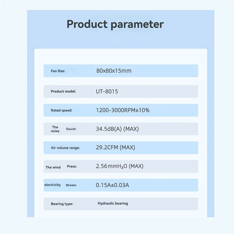مروحة حالة الكمبيوتر 80 مم 4-Pin PWM مروحة تبريد رفيعة للغاية لتدفق الهواء العالي 1200-3000 دورة في الدقيقة مروحة تحمل FDB قابلة للتتالي