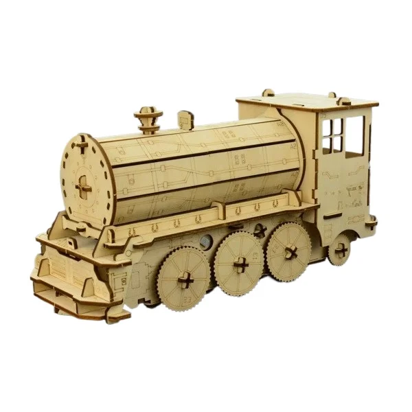 The interactive model of wooden assembly