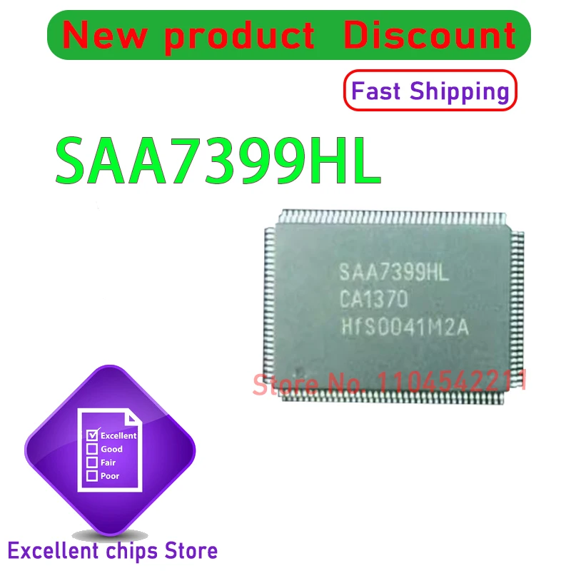 2 stks/partij SAA7399HL SAA7399 SAA7399HL SAA7399HL QFP Nieuwe originele