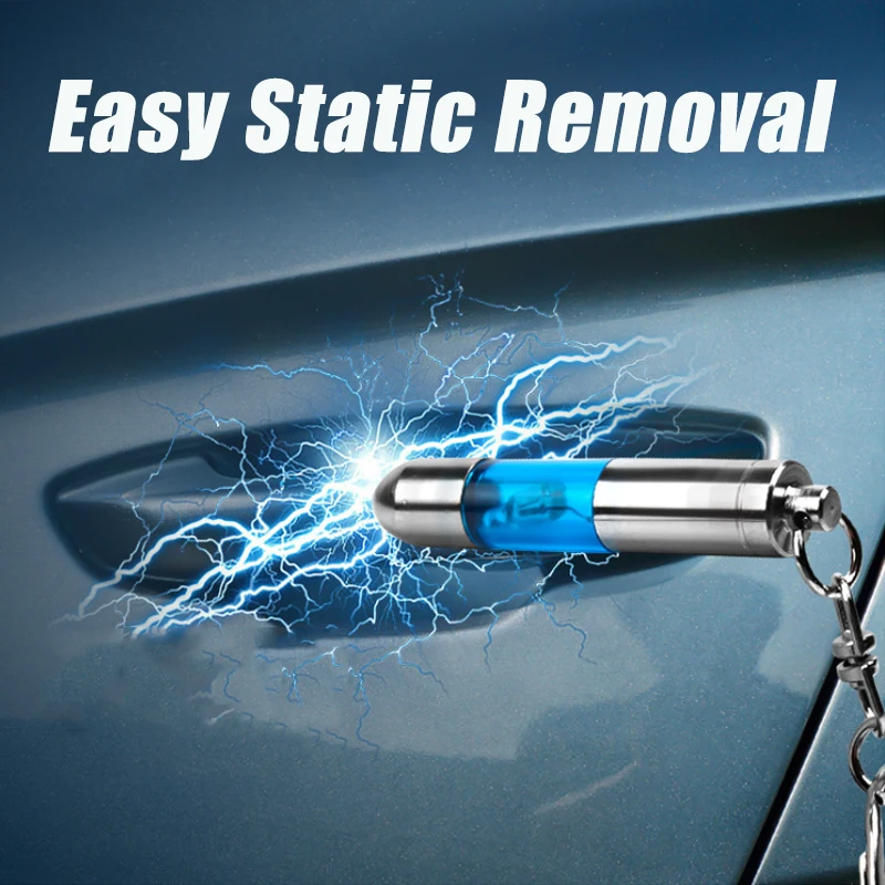 1PC Human Body Static Eliminator Portable Anti-Static Keychain Protective Discharge Key Home & Car Static Eliminator Wand