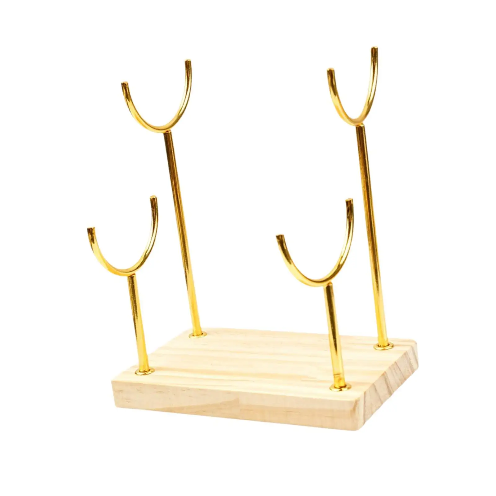 Bracelet Display Stand Wood Jewelry Organizer Holder for Women Men Watch Retail Showcase Countertop Tabletop Storage