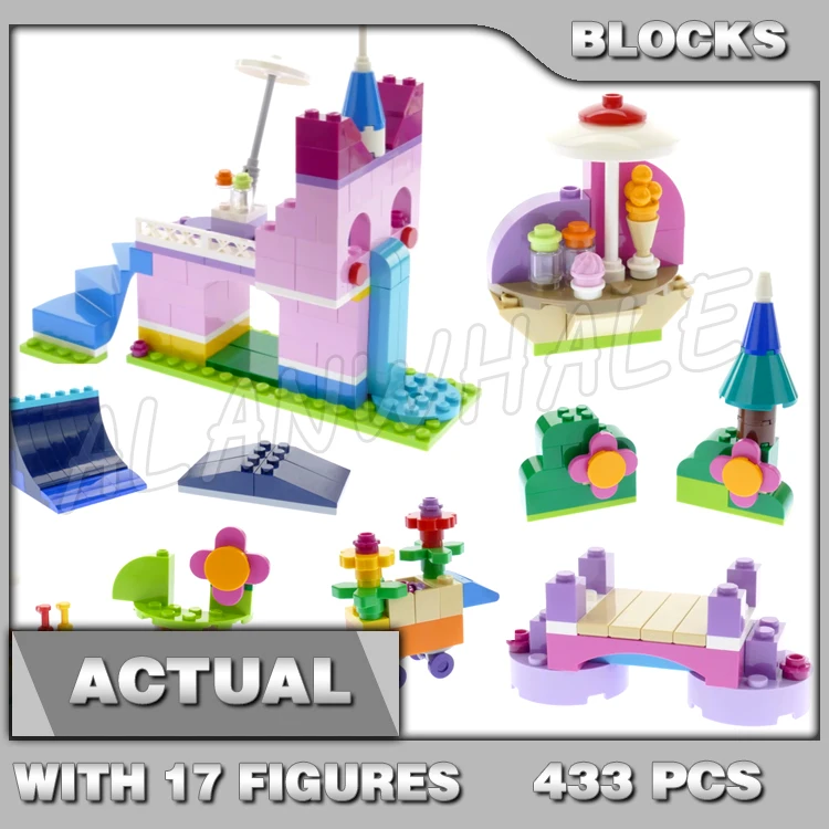 

433pcs Unikingdom Creative Brick Box Castle Skate Park Market Place 11019 Building Block Set Compatible With Model