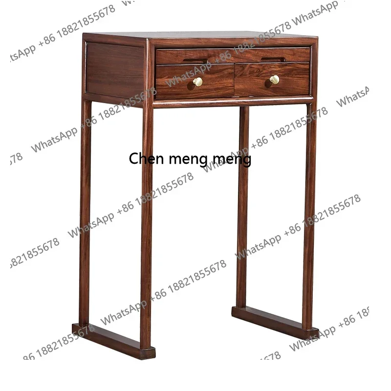 Armário budista, conjunto de mesa de três peças, armário God of Wealth, oferecendo mesa para uso doméstico, armário Shentai, estilo chinês H