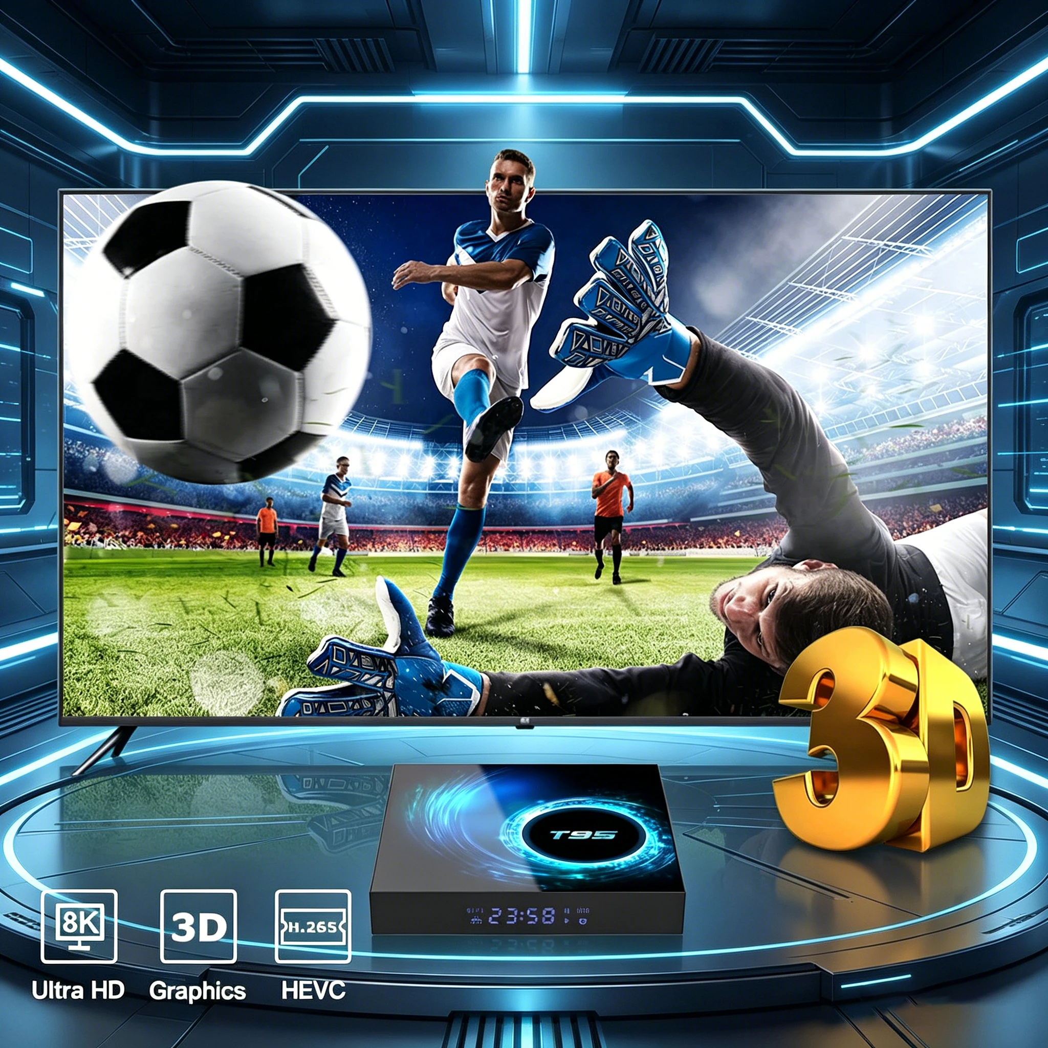 Allwinner H618 Smart TV Box 8G - Home Cinema Google recension och pris