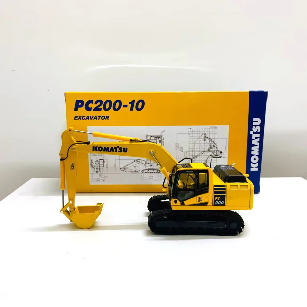 

Two colors to choose from, 1/50 alloy excavator movable white limited edition boy gift collection toy model scene decoration