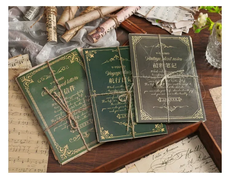 30 Blatt klassische Retro-Buchstaben, Karten, Rosen, literarisches Scrapbooking, Junk-Journal, dekorative Decoupage-Papiercollage – Detail 10