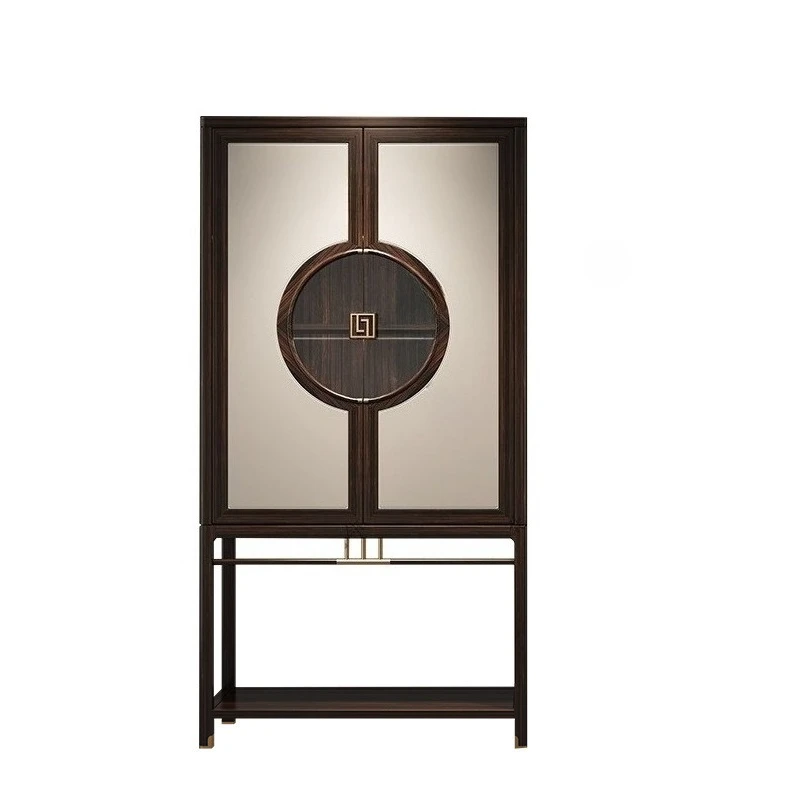

Modern living room TV cabinet Italian light luxury vertical cabinet locker