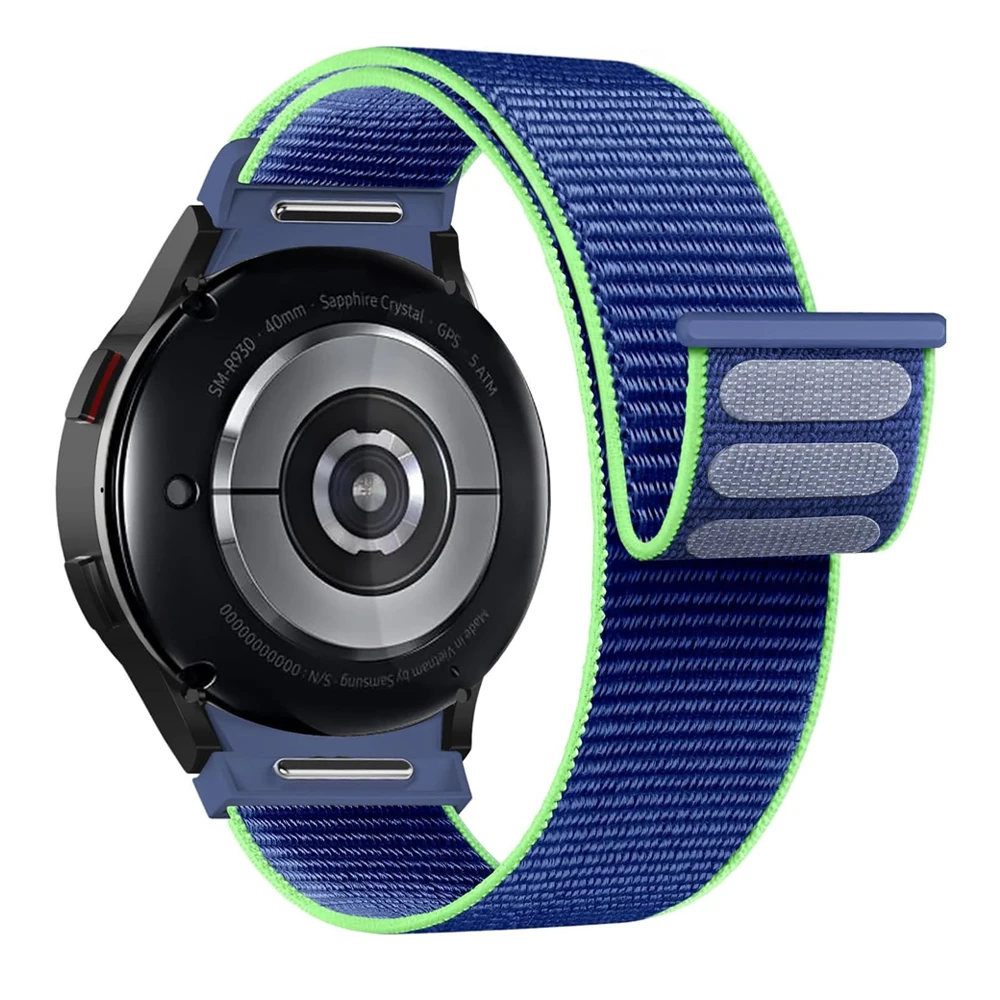 Band für Samsung Galaxy Watch 7/6/4/Classic/5 Pro 44 mm 40 mm Handgelenk ohne Lücken Nylon Sport Loop Correa Armband Galaxy Watch 7 Armband
