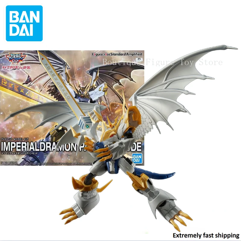 

In Stock Original Bandai Figure-rise Standard Amplified Digimon Adventure Imperialdramon（Paladin）Assembly Action Figure Anime