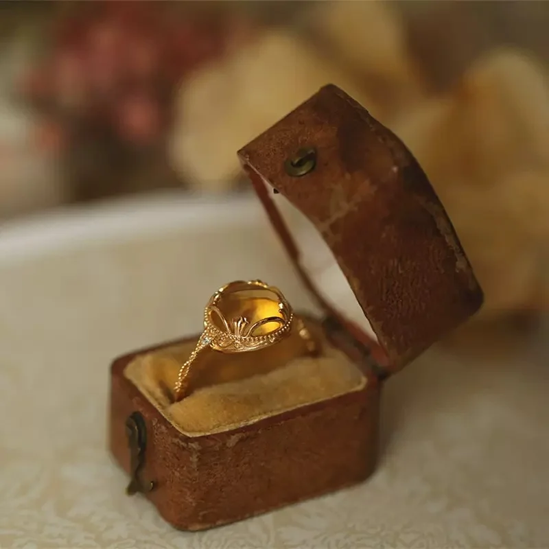 anel-de-cristal-amarelo-com-padrao-de-renda-elegante-design-versatil-e-simples-de-deusa-amuleto-de-riqueza-e-moda-indestrutivel
