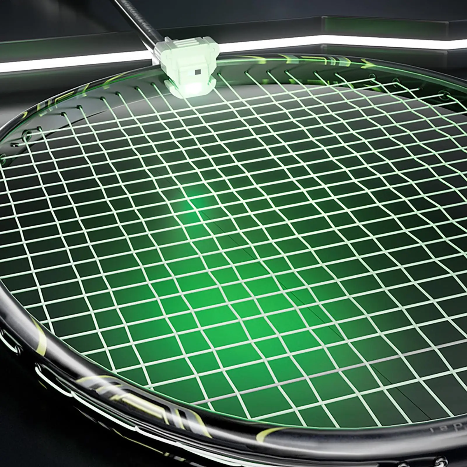 تضيء مضرب كرة الريشة 4 قطع كليب مضرب بدمنتون ضوء LED مصباح التدريب لأنشطة المجموعة في الفناء الخلفي في الهواء الطلق