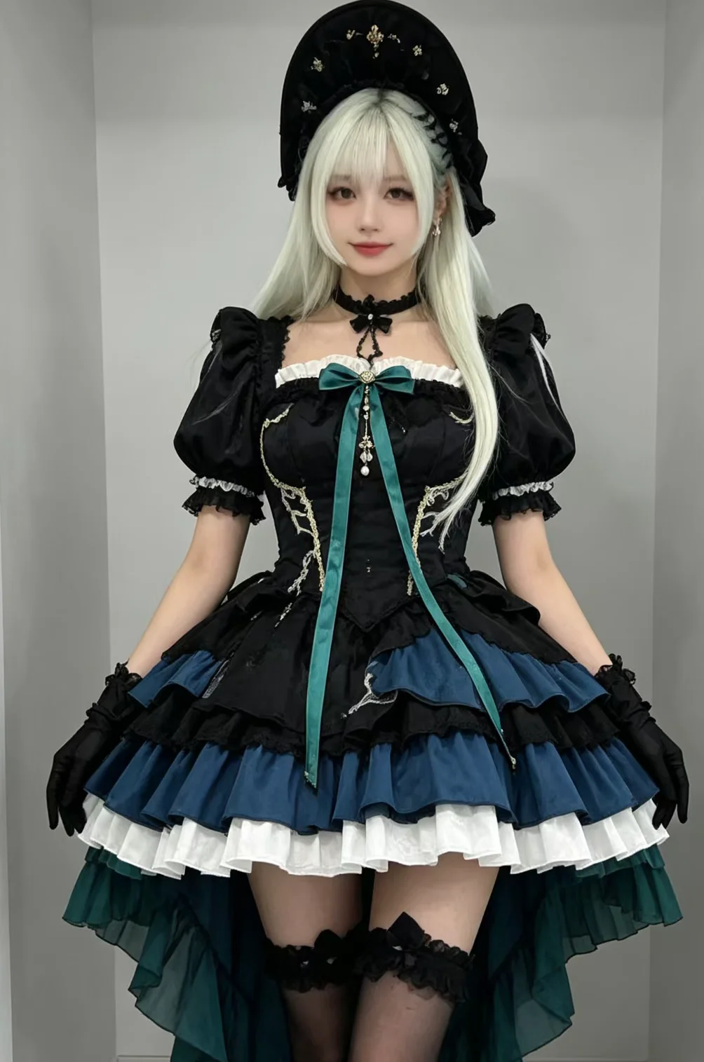 Anime Cosplay Lolita - Arknights Wakaba Mutsumi 2026 코스프레 의상