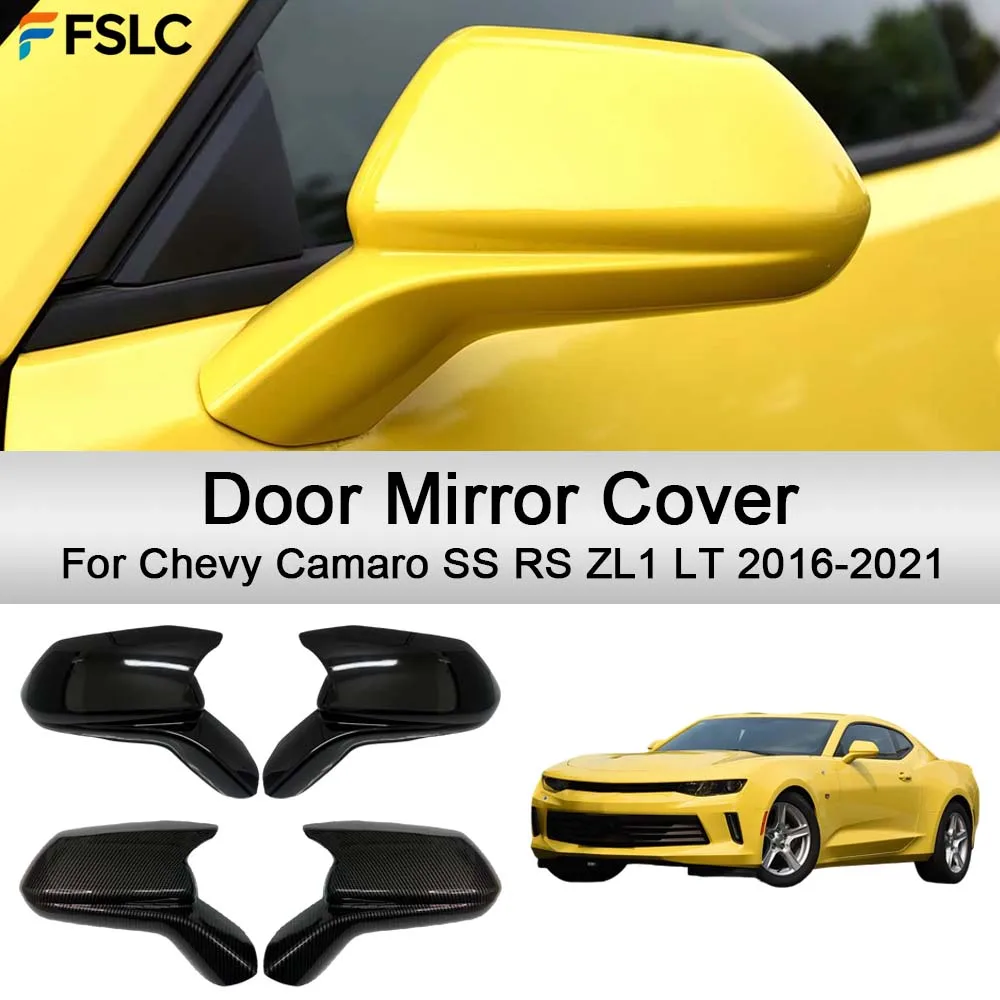 

Аксессуары для задних зеркал автомобиля, накладки на зеркала для Chevy Camaro SS RS ZL1 LT 2016-2021, декоративные элементы для стайлинга и улучшения внешнего вида автомобиля.