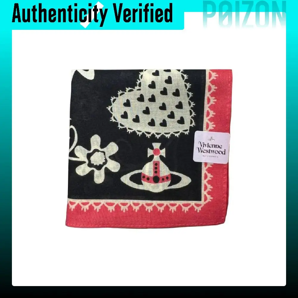 Vivienne Westwood Scarves Unisex Pink Black VVE-25-012