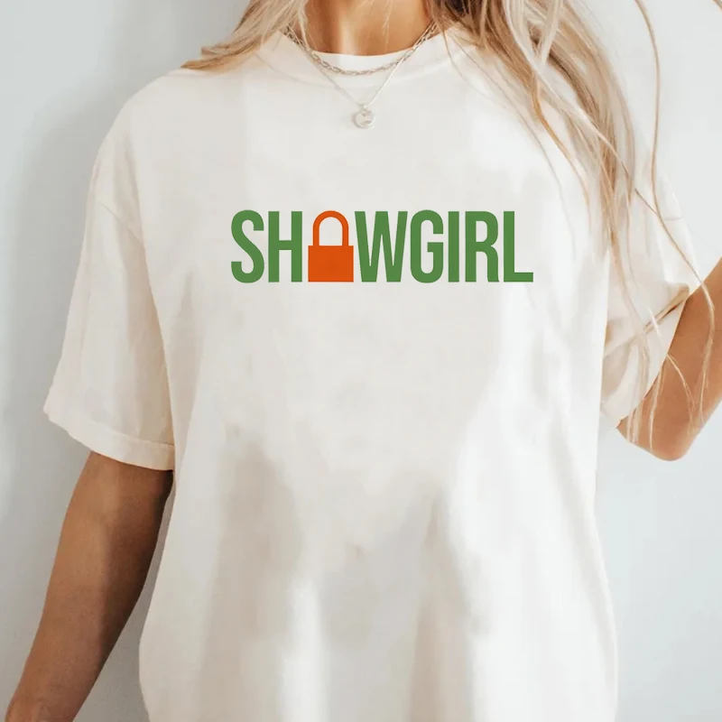 

Showgirl T-Shirt Fan Concert T Shirt Casual Cotton Short Sleeve Round Neck Tshirt Streetwear Graphic T Shirts Women's Clothing